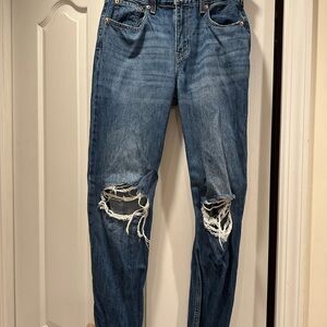 Blue Distressed Jeans